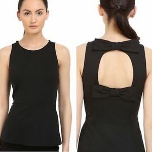 NWT Kate Spade Ponte Open Back Top